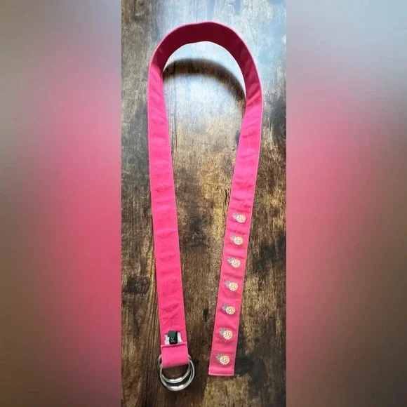 J.Crew | unisex pineapple ribbon belt. Size: M/L - Picture 5 of 9